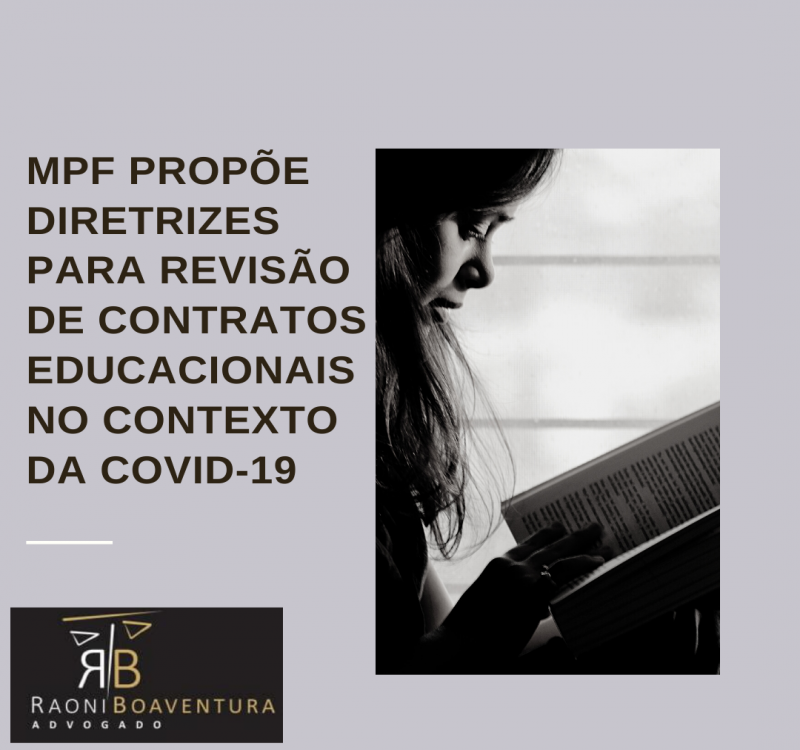 MPF propõe diretrizes para revisão de contratos educacionais no contexto da covid-19